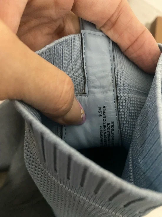 Steve Madden Light Blue Crystal Knit Stiletto Booties - Picture 8 of 8